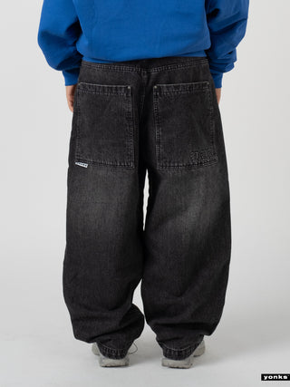 Washed Black Billow Jeans