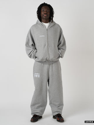 Grey Zip Hoodie