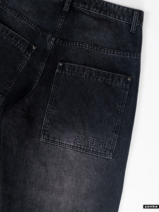 Washed Black Billow Jeans